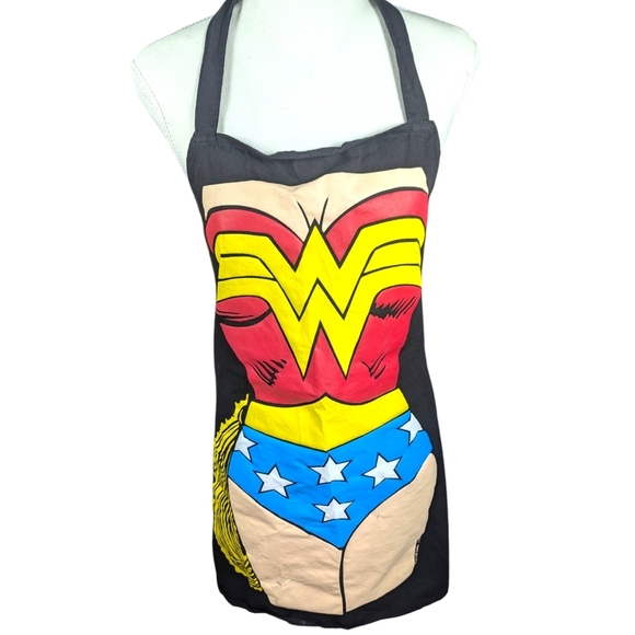 Vintage ICUP D.C. Comics Wonder Woman Funny Kitchen Apron One Size - Picture 1 of 6